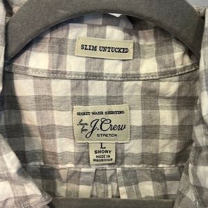 JCrew slim untucked SHORT button down